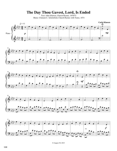The Day Thou Gavest, Lord, Is Ended (arr. Carla Klassen)