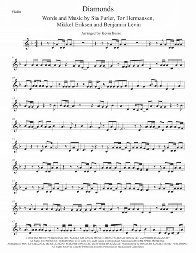 Diamonds (arr. Kevin Busse)