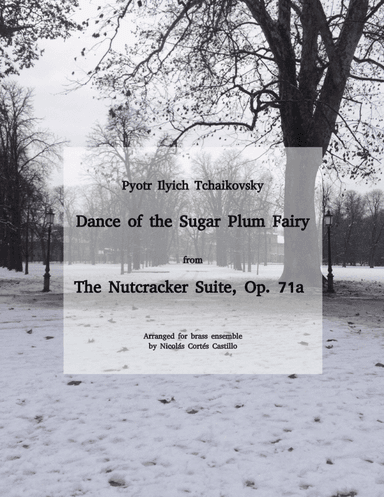 Tchaikovsky - Dance of the Sugar Plum Fairy  (The Nutcracker) for brass ensemble (arr. Nicolás Cortés Castillo)