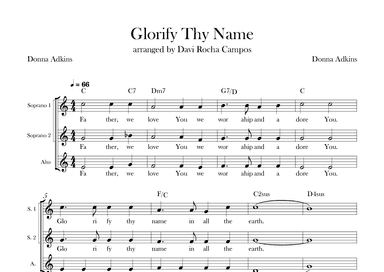 Glorify Thy Name (arr. Davi Rocha Campos)