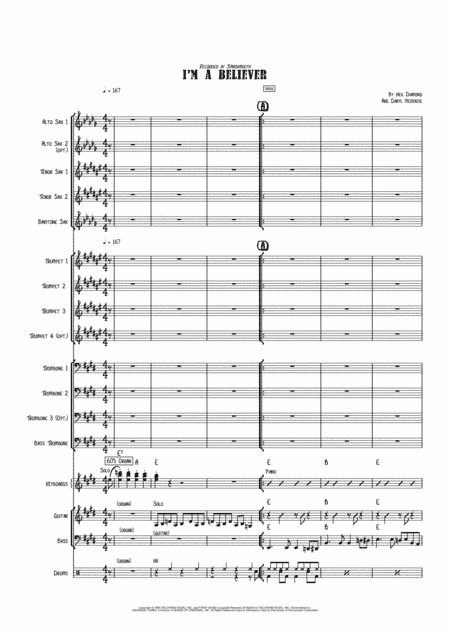 I'm A Believer (arr. Daryl McKenzie)