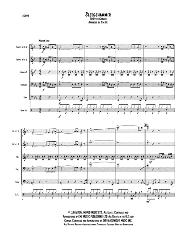 Sledgehammer (arr. Tim Olt)