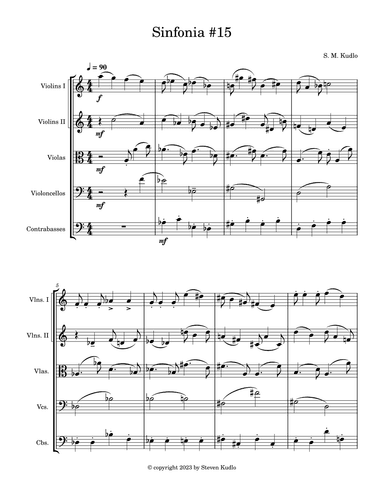 Sinfonia #15