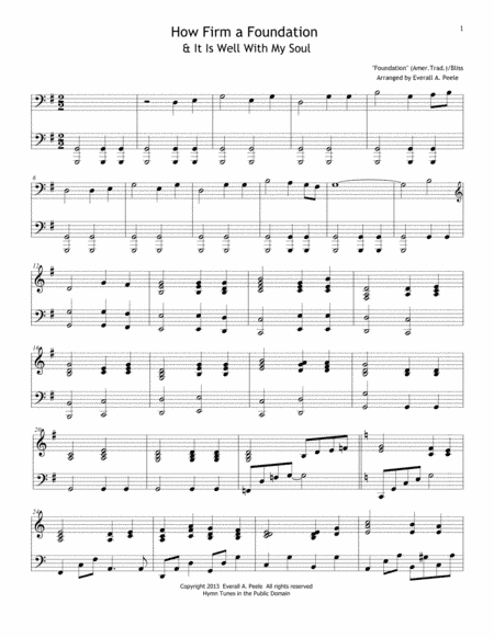 How Firm a Foundation / It Is Well with My Soul (arr. Everall A. Peele)