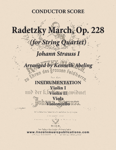 Radetzky March (for String Quartet) (arr. Kenneth Abeling)