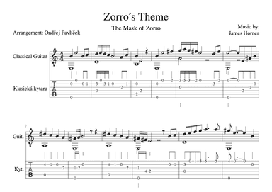 Zorro's Theme (arr. Ondřej Pavlíček)
