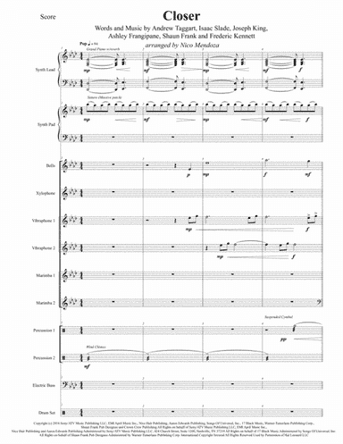 Closer (arr. Nico Mendoza)