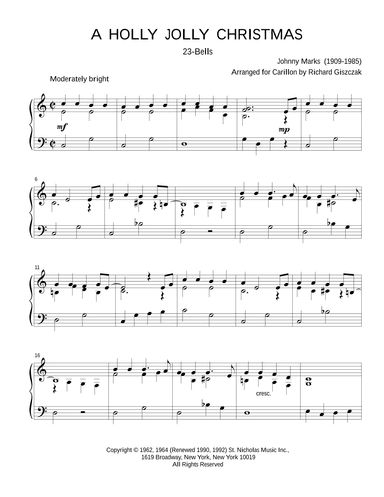 A Holly Jolly Christmas (arr. Richard Giszczak)