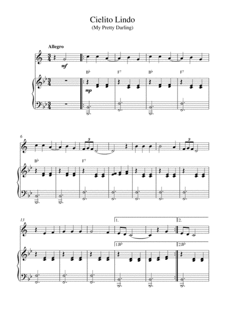 Cielito Lindo (My Pretty Darling) (arr. Kaiserin Rebecca)