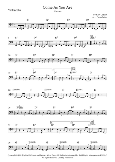 Come As You Are (arr. Fabio Britto)