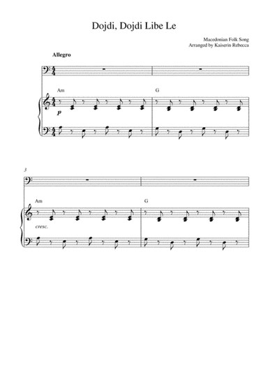 Dojdi, Dojdi Libe Le (arr. Kaiserin Rebecca)