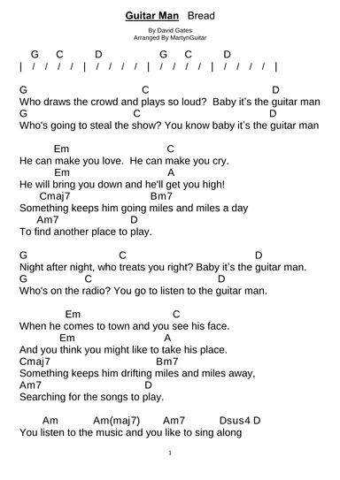 The Guitar Man (arr. MC Guitar)