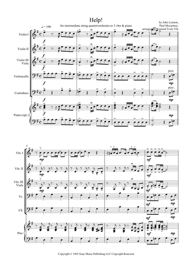 Help! (arr. Tormod Tvete Vik)
