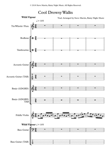 Cool Drowsy Walks (arr. Steve Martin, Rainy Night Music)