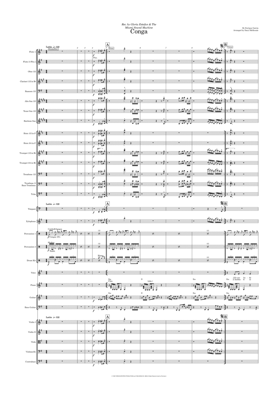 Conga (arr. Daryl McKenzie)