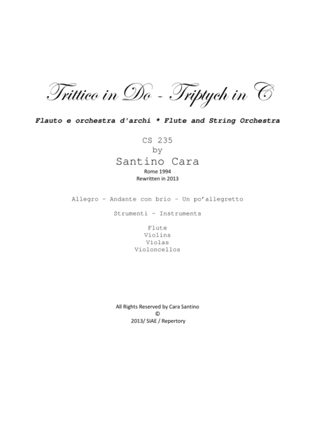 CS235_Triptych in C for Flute and Strings Orchestra