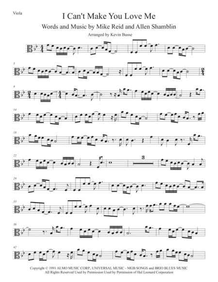 I Can't Make You Love Me (arr. Kevin Busse)