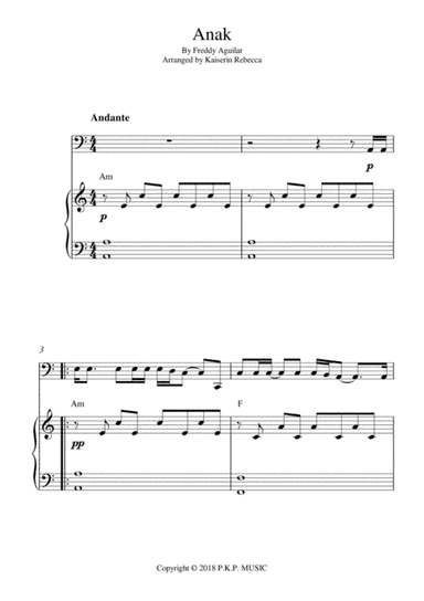 Anak (arr. Kaiserin Rebecca)