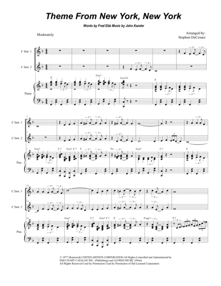 Theme From "New York, New York" (arr. Stephen DeCesare)