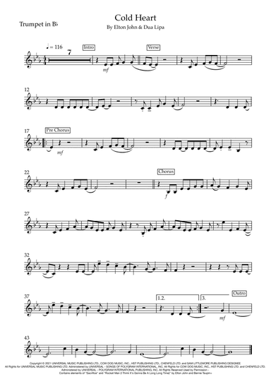 Cold Heart (pnau Remix) (arr. Matt Luff)