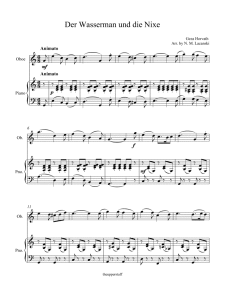 Der Wasserman und die Nixe (arr. Nick Lacanski)