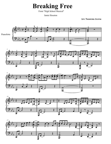 Breaking Free (arr. Nazareno Aversa)