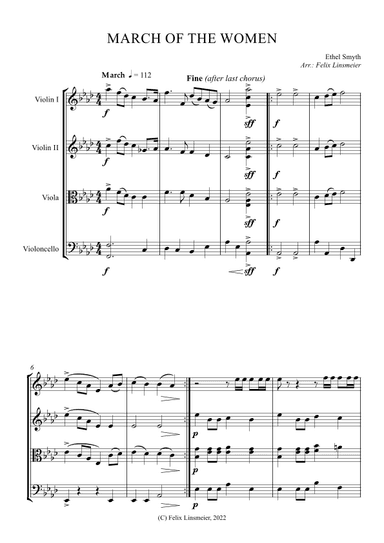 March of the Women (arr. Felix Linsmeier)