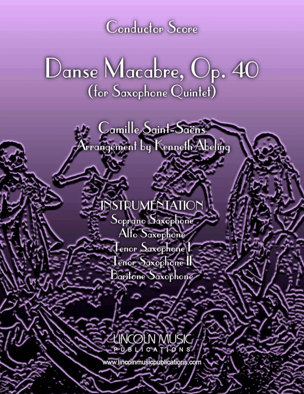 Danse Macabre (for Saxophone Quintet SATTB) (arr. Kenneth Abeling)