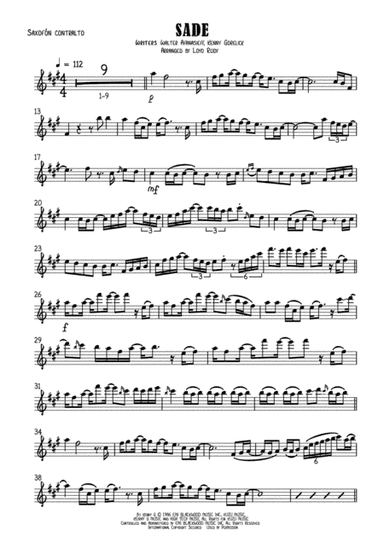 Sade (arr. Loyo Rudy)