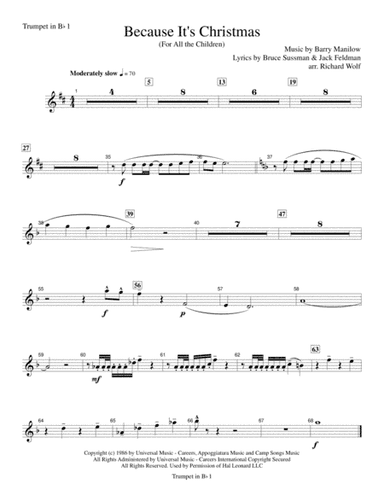 Because It's Christmas (For All the Children) (arr. Richard Wolf)