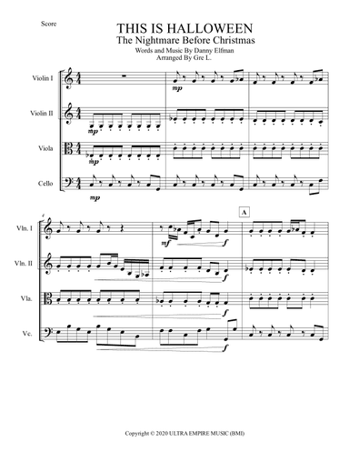 This Is Halloween (arr. Gre Lopez)