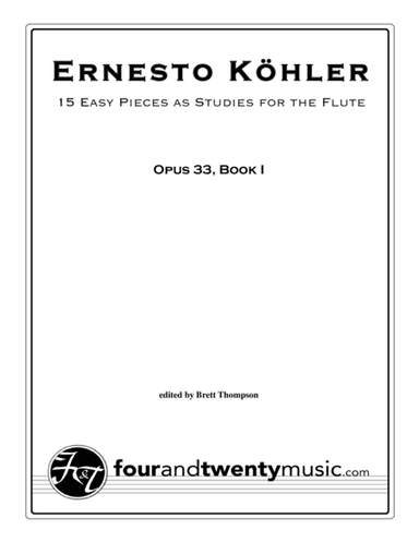 15 Easy Pieces as Studies, opus 33, Book 1 (arr. Brett Thompson (Four and Twenty Music))