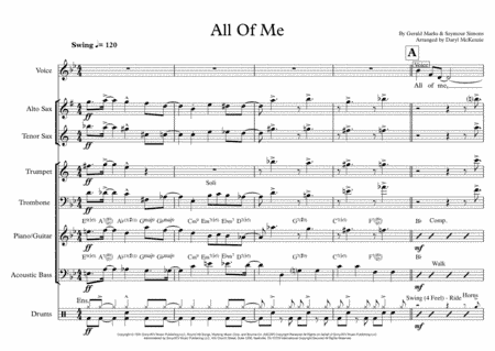 All Of Me (arr. Daryl McKenzie)