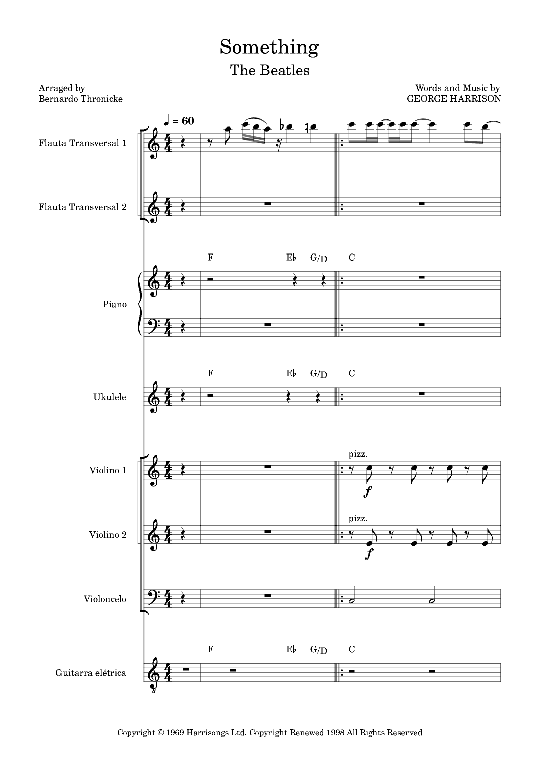 Something (arr. Bernardo Thronicke)