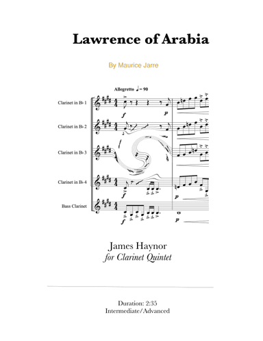 Theme From "lawrence Of Arabia" (arr. James Haynor)