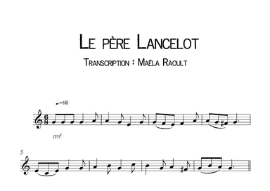 Le père Lancelot (arr. Maëla Raoult)