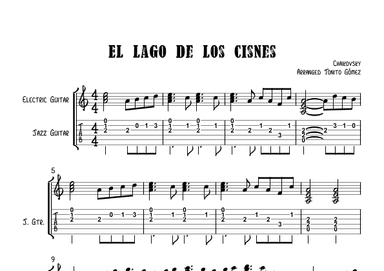 El lago de los cisnes (Swan Lake) (arr. Tonito Gómez)