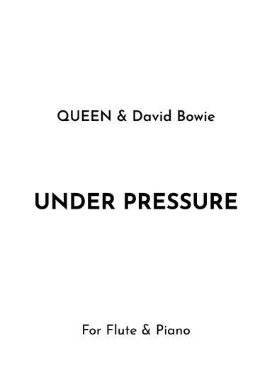 Under Pressure (arr. Jireh J.)