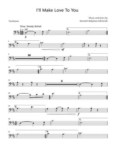 I'll Make Love To You (arr. David Lartey)