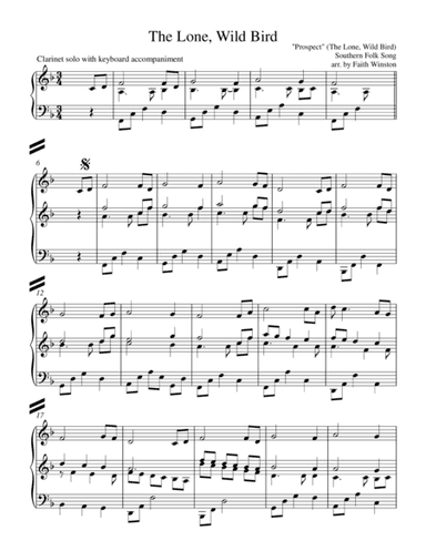 The Lone, Wild Bird (arr. Faith Winston)
