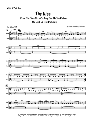 The Kiss (arr. Katsumi WF)