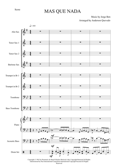 Mas Que Nada (arr. Anderson Quevedo)