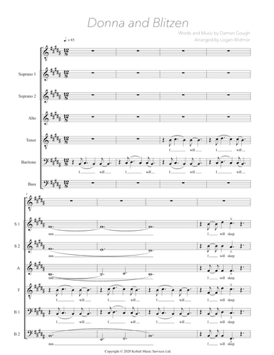 Donna And Blitzen (arr. Logan Widmor)