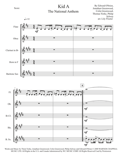 Kid A (arr. Lily Floeter)