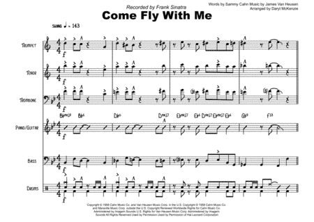Come Fly With Me (arr. Daryl McKenzie)
