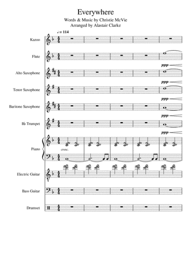 Everywhere (arr. Alastair Clarke)
