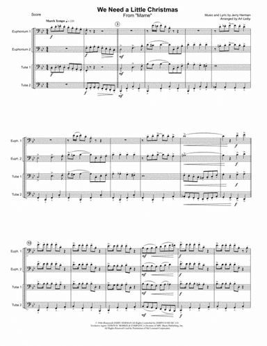 We Need A Little Christmas (arr. Art Leiby)