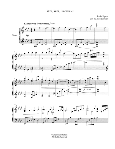 Veni, Veni, Emmanuel (arr. Rick Barham)