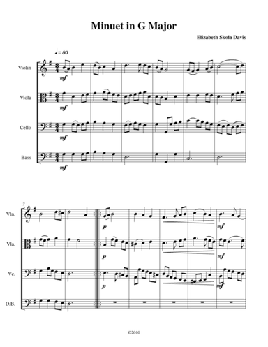 Minuet in G