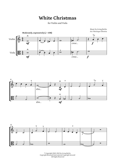 White Christmas (arr. Henrique Oliveira)